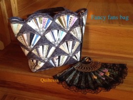 Fancy fans bag,(PDF tutorial) 