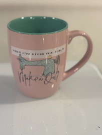 Decorative cup/gift for a quilter